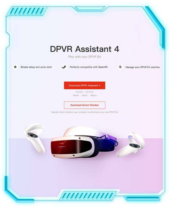 DPVR E4 Headset - Easy & Fast installation