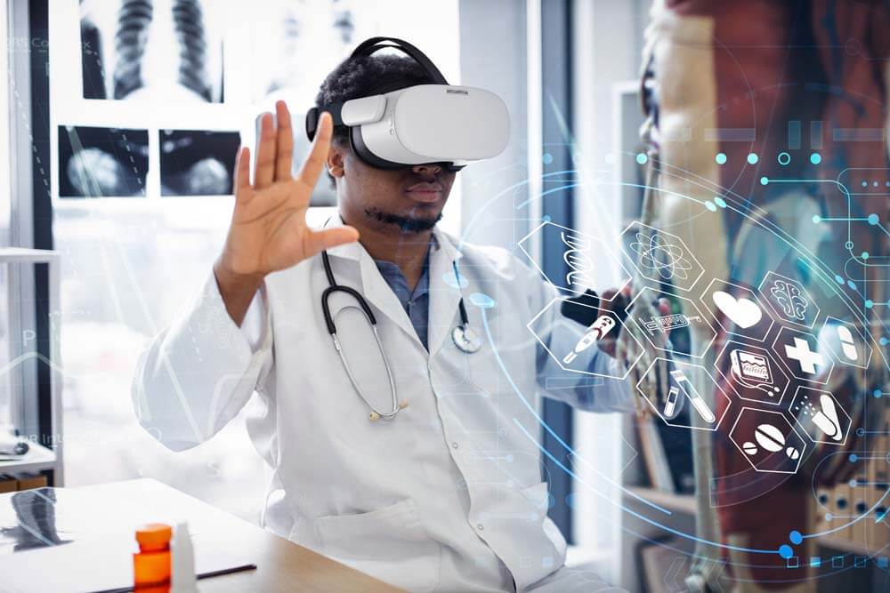A Pico VR headset demonstration