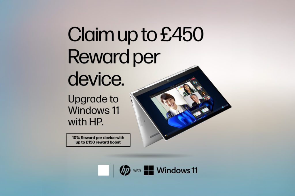 An advertisement for HP SMB promos