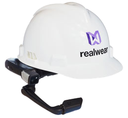 RealWear smart glasses and helmet
