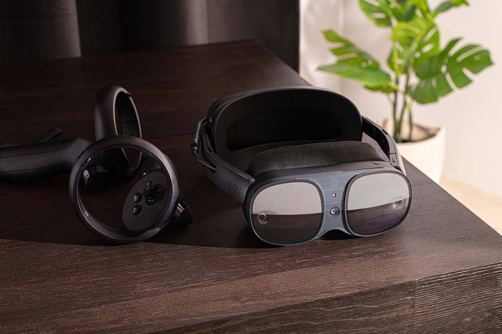 A virtual reality headset