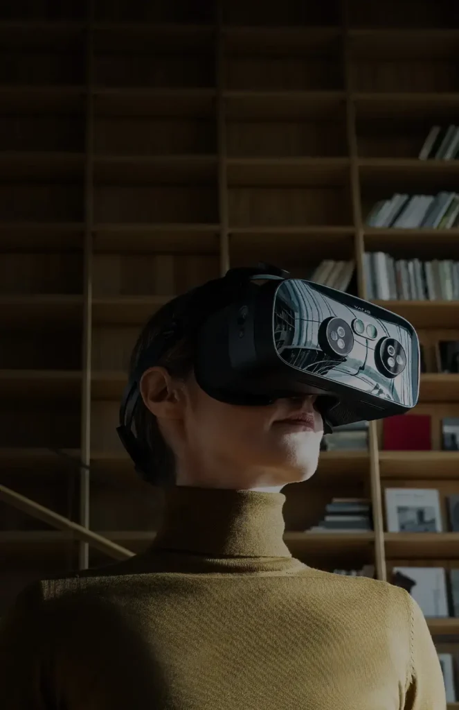 A Varjo VR headset
