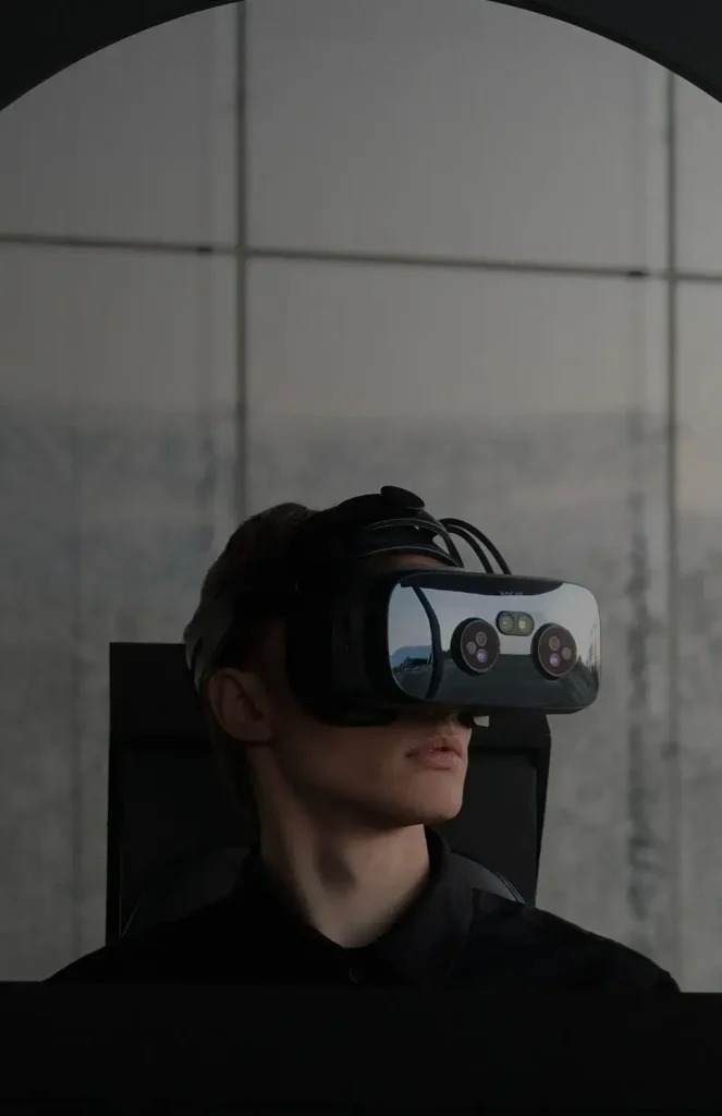 A Varjo VR headset