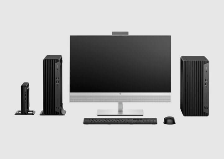 An HP desktop
