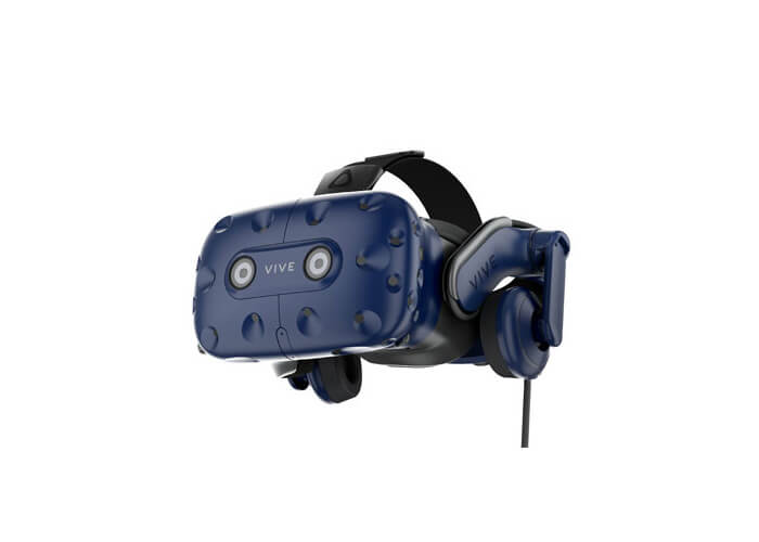 An HTC virtual reality headset