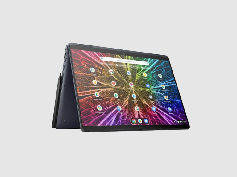 An HP laptop
