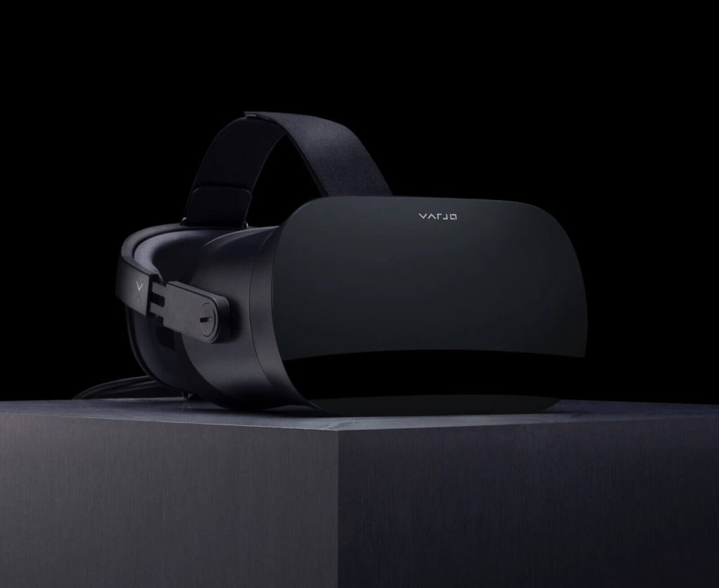 A Varjo virtual reality headset