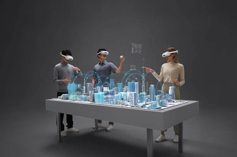 A demonstration of a Pico VR headset