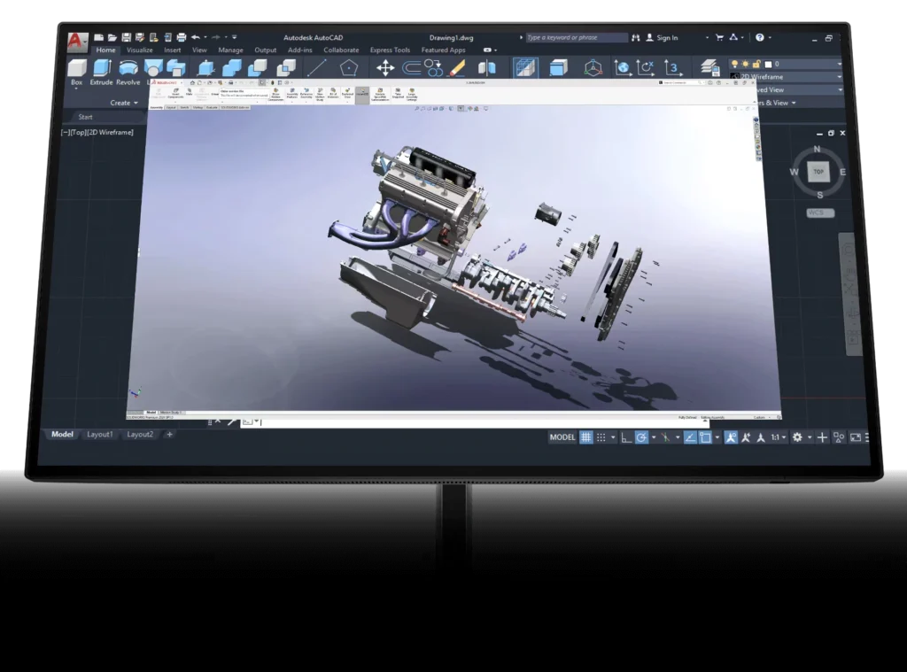 A programme being run on an HP desktop