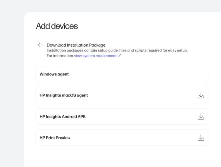 An HP WXP graphic