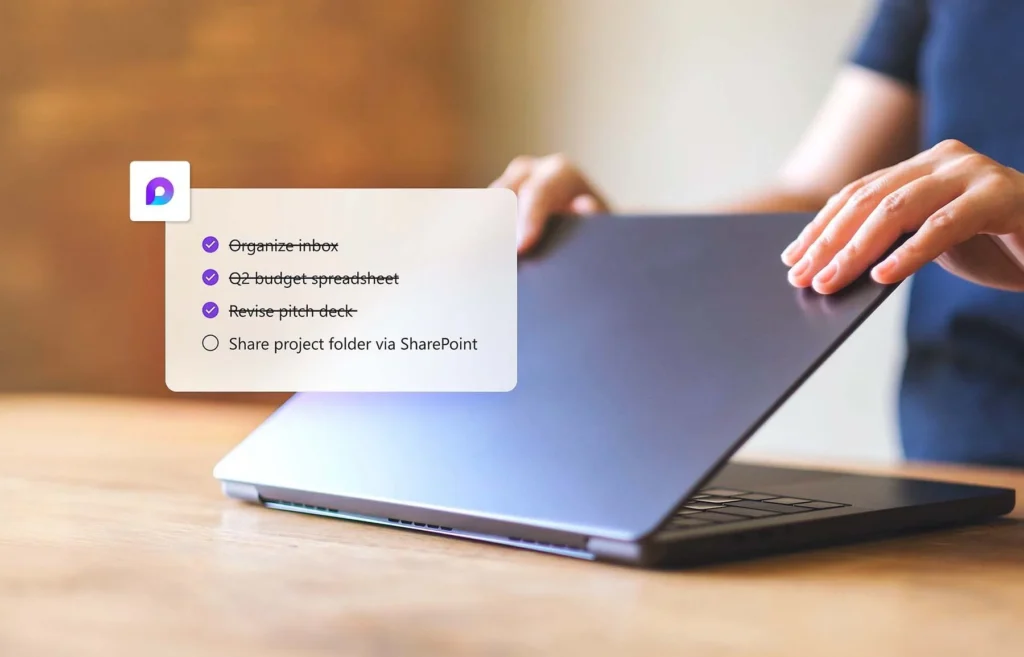 A laptop with CoPilot